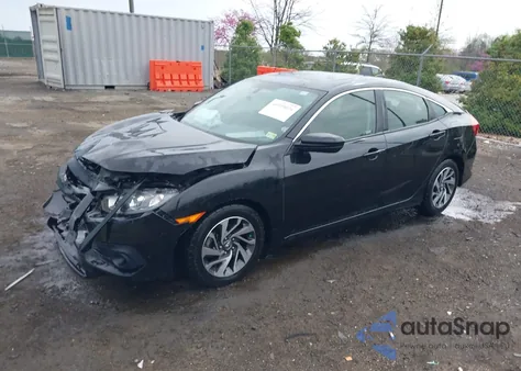 2018 Honda Civic Ex-T from USA, damaged, VIN JHMFC1F34JX023930
